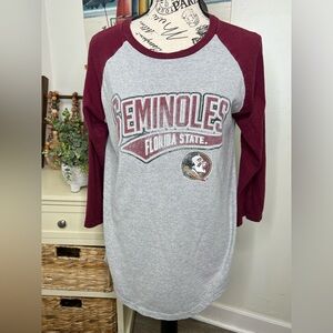 Pro-Ad Sports Distressed - Seminoles - Florida State Raglan Top